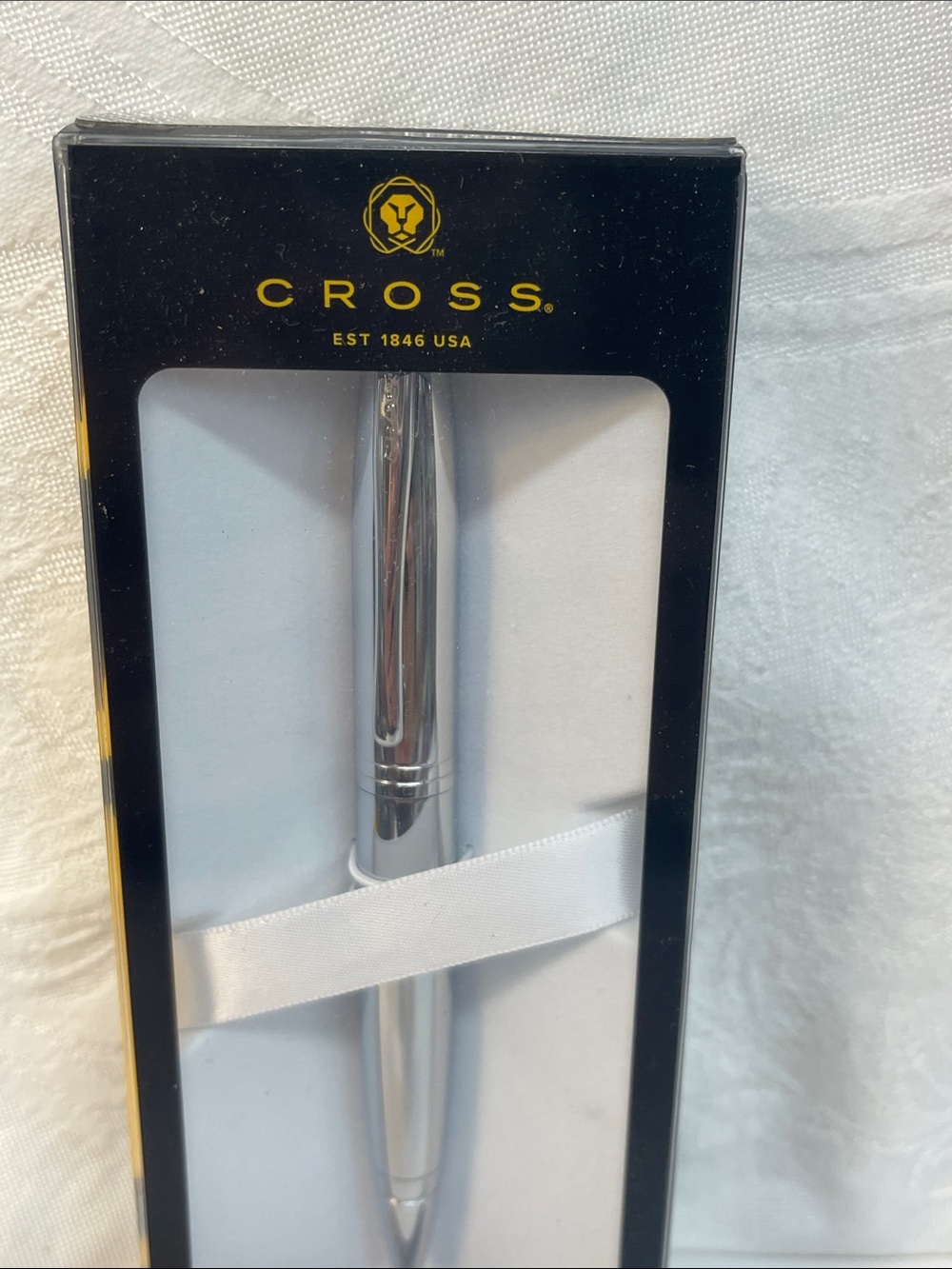 Cross Ballpoint Pen in Polished Silver New in box - Picture 2 of 15